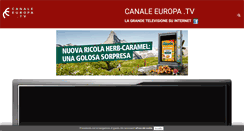 Desktop Screenshot of canaleeuropa.tv